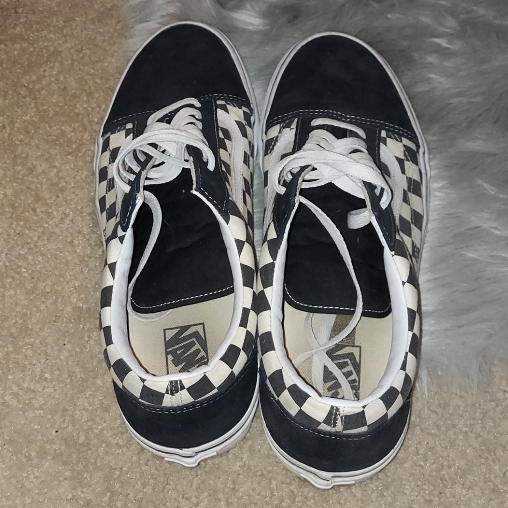 Old school checkered Vans